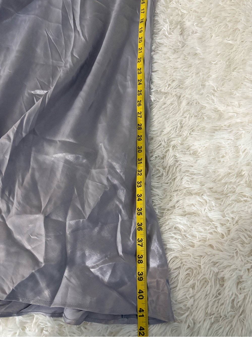 wild fable Silver Satin Slip Dress - Picture 7 of 8